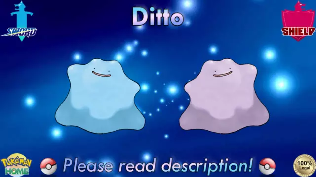 ⚔️Shiny/Non-shiny Ditto Japanese Destiny Knot 6IV🛡️Sword/Shield (💯Legal)