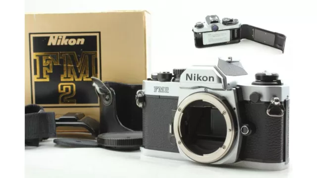 [ MINT in Box ] Nikon New FM2 FM2N Silver 35mm SLR Film Camera Body From JAPAN