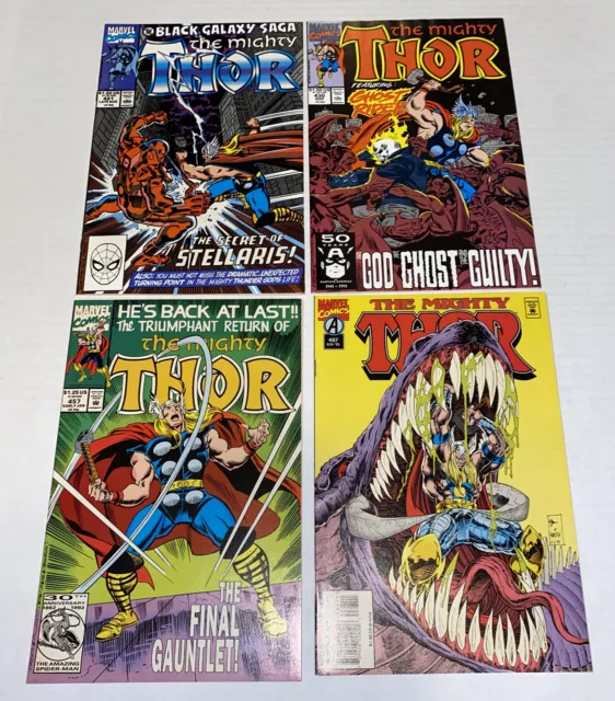 The Mighty Thor Vol. 1 #421, 430, 457, 487, Marvel Comics 1990