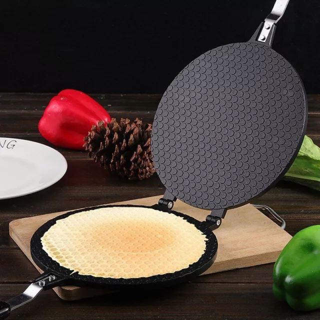 Nonstick Egg Roll Waffle Maker Mold For Home Bakeware Mini Ice Cream Cone Tool