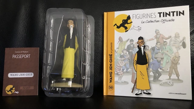 FIGURINE TINTIN LA COLLECTION OFFICIELLE N°50 WANG JEN-GHIÉ attention defaut EUR 8,00 - FR