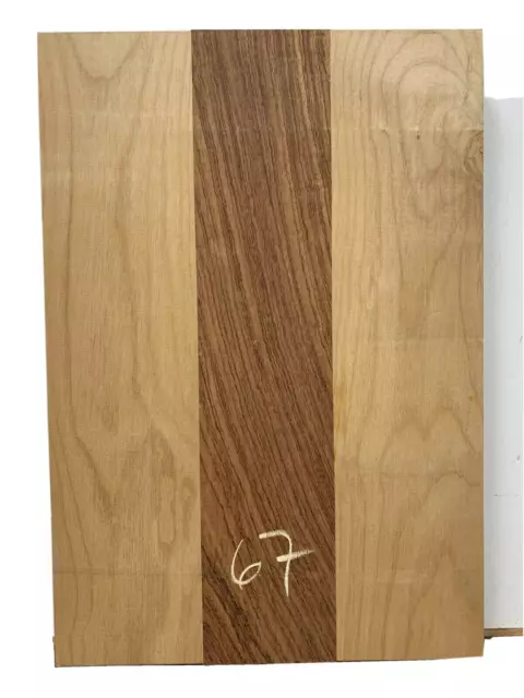 Alder & Santos Rosewood Electric Guitar Body Blank, 3 Piece Glued Solid Body 3