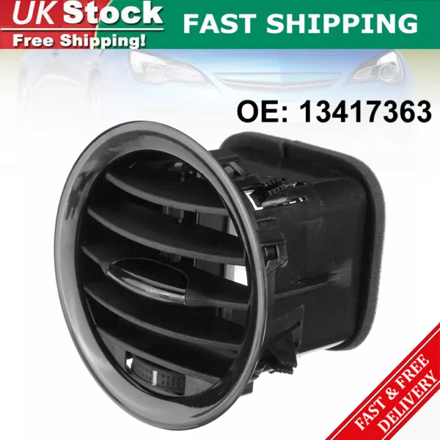 FOR VAUXHALL ADAM Corsa D Black Dash Heater Air Vent Outer or Centre  13417363 £8.85 - PicClick UK