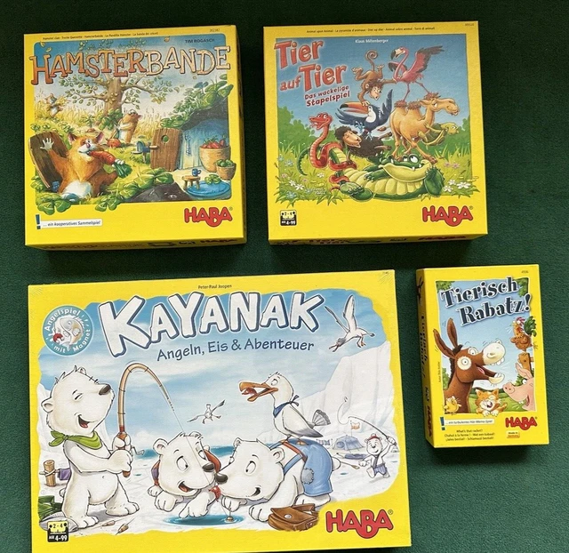 HABA(R) Spiel Spiele ab 4 Jahre - KAYANAK TIER AUF TIER HAMSTERBANDE TIER... NEU
