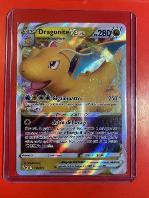 Carta Pokemon Dragonite V ASTRO (50/78) Pokemon Go pt-br