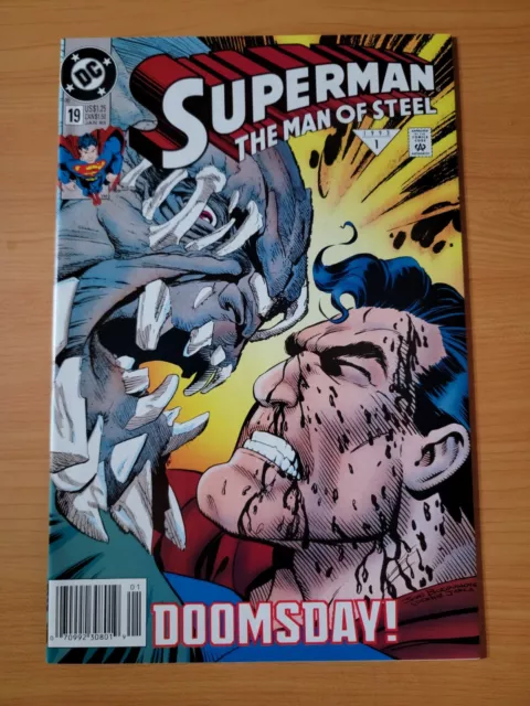 Superman The Man of Steel #19 Newsstand Variant ~ NEAR MINT NM ~ 1993 DC