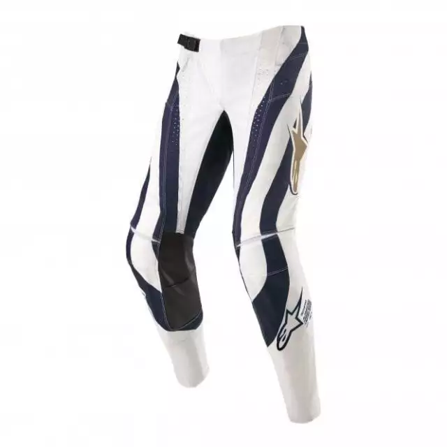 Kit Maglia/Pantaloni Alpinestars LTD Edition Techstar Tropical (Bianco/Blu Scuro/Oro) 3