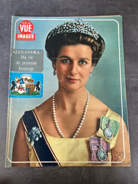 Point De Vue N°988 19/5/1967 Angleterre Princesse Alexandra Portraitiste   F4