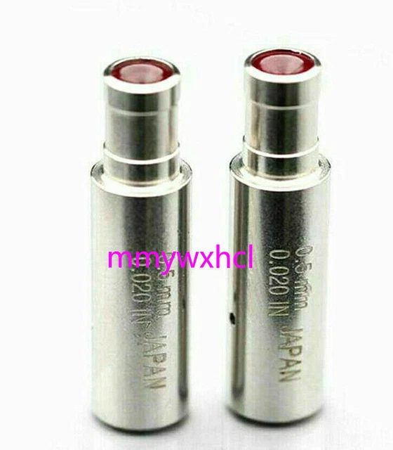 2pcs Ruby Ceramic Electrode Guide Fit CNC EDM Wire Cut Machine Parts 0.5mm