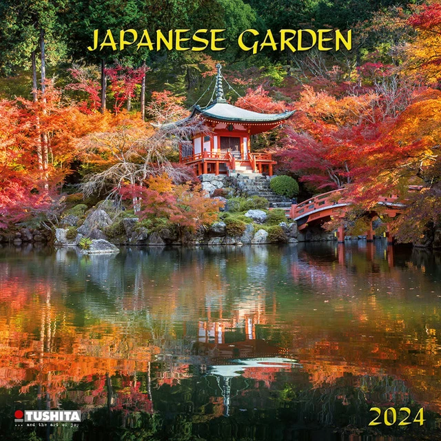 WAND KALENDER 2024 Japanese Garden japanische Gärten Japan Garten
