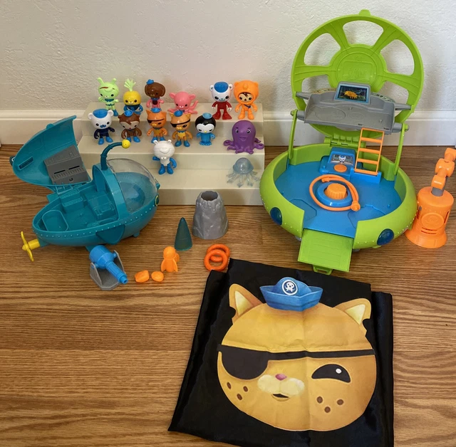 OCTONAUTS PLAYSET LOT Octo-Lab, Gup, Figures, Sea Creatures, Cape ...