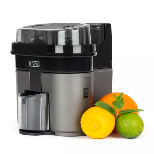 LIVIVO Electric Twin Citrus Squeezer Juicer Machine Juice Press Lemon Extractor