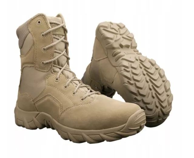 MAGNUM Hi-Tec Cobra 8.0 Desert Leder Stiefel Boots Army Schuhe Kampfstiefel