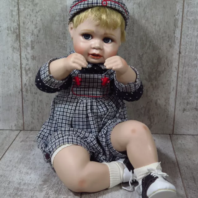 1991 Andrew Porcelain Doll Heritage Dolls Hamilton Collection Baby Boy