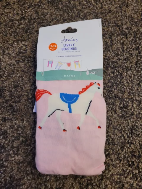 Tom Joule Joules Lively Leggings 2er Set Gr. 12-24 Monate Pferd Sonne *NEU*