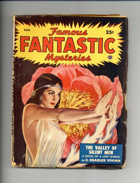 Famous Fantastic Mysteries Pulp Aug 1949 Vol. 10 #6 VG