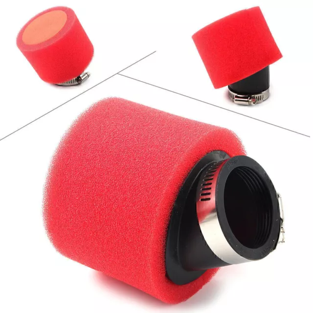 40mm Roter Schaumluftfilter für CRF50 XR50 Motorrad Dirt Bike ATV Motor Bike