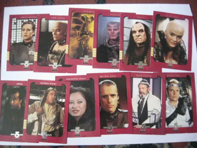 Babylon 5 Season 4 Retrospective Cards S1 ~ S12 Or Singles By Skybox