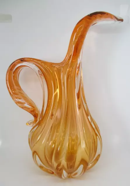 Alte 50s Design Vintage Murano Glas Vase Flavio Poli