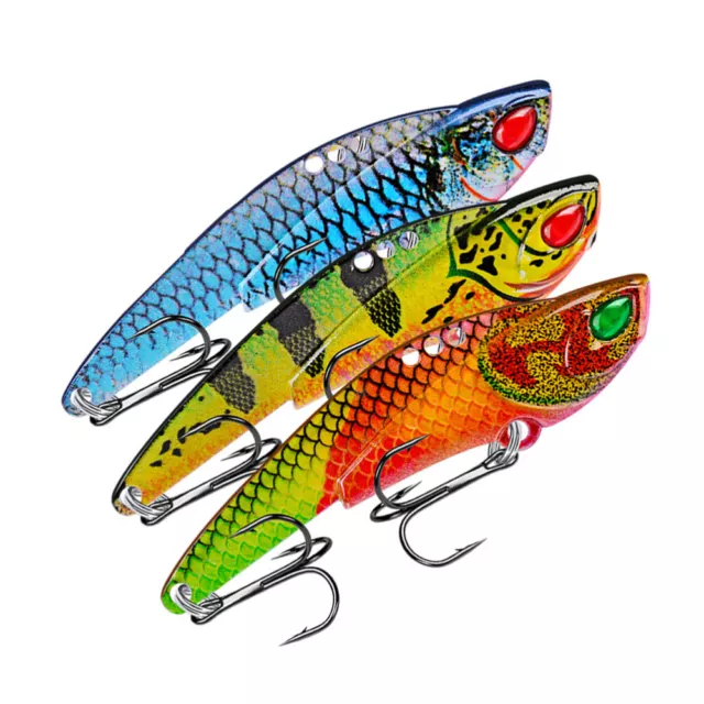 3pcs Metal Sequins Fishing Lure Life-like Fishing Baits Useful Fishing