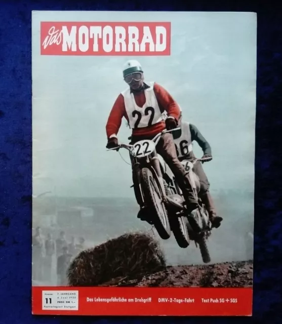 Das Motorrad 11/1955,  Test Puch SG und SGS, Victoria Swing, Ideal Helme