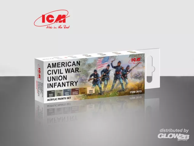 ICM: Acrylic Paint Set for American Civil War 6 12 ml [3303013]