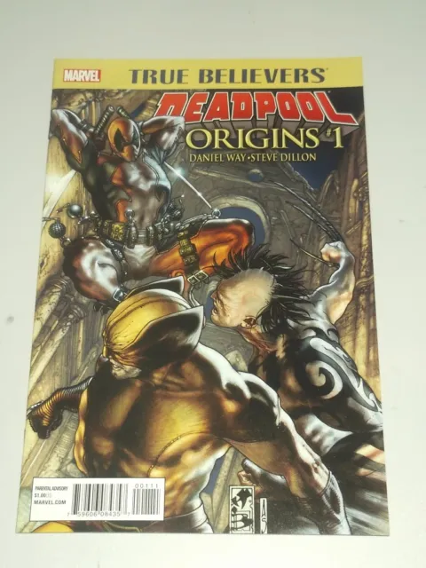 True Believers Deadpool Origins #1 Marvel Comics March 2016