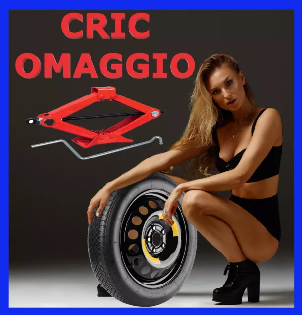 Ruotino Mercedes Gla Amg 18" Ruota di Scorta  kit Cric Crick per Auto REGALO