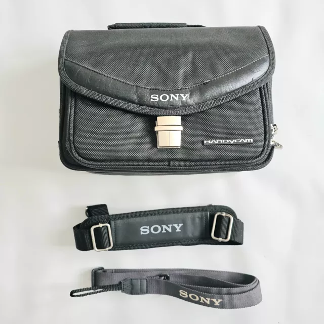 Sony Handycam Shoulder Bag LCS-VA40 Black Camcorder Camera Carry Strap Padded