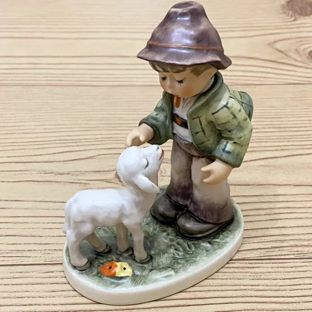 Goebel Hummel Figurine "SHEPHERD BOY" HUM 395/0 TM7 Germany 125TH Anniv MIB