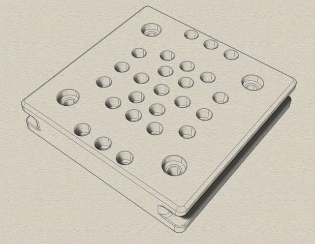 Lang style zero point Raster Plate