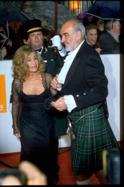 SEAN CONNERY & his wife Micheline Roquebrune at the BAFTA Film - TV Old ...