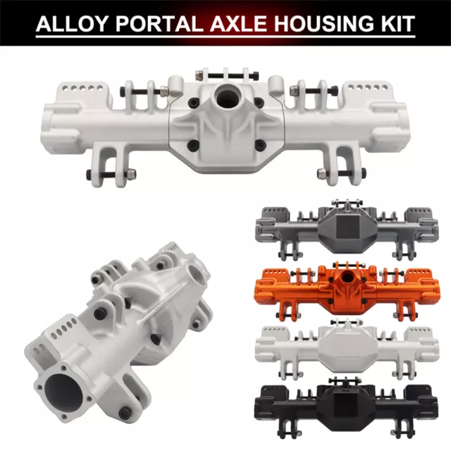 CNC Aluminum Alloy Portal Axle Bridge Housing Set For 1/8 Losi LMT Monster Truck