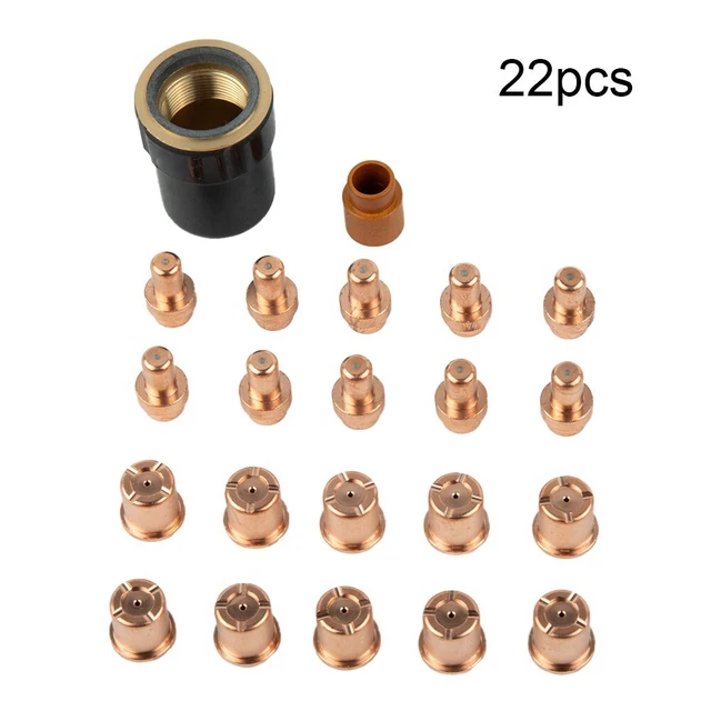 Al Plasma Elettrodo Kit Protezione Coppa Vortice Anello 22pcs 40A Eastwood Versa