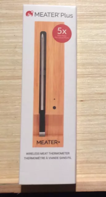 Meater Plus Extended Range Wireless Bluetooth Smart Meat Thermometer Brand New