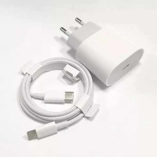 Apple 20 W USB-C Chargeur Mural - Blanc (MHJE3ZM/A)