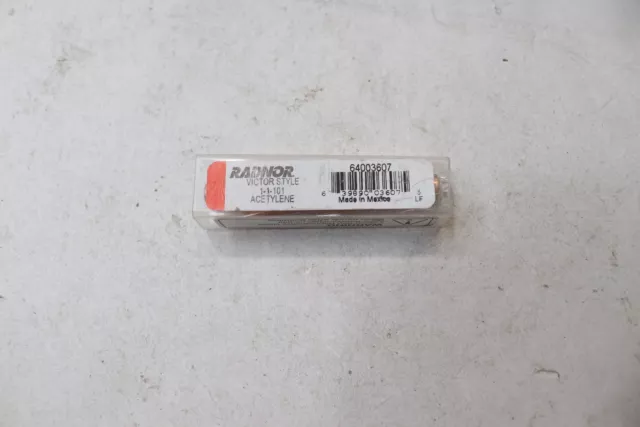 Radnor Victor Style 1-101 1-Pc Cutting Tip Preheat Acetylene Size 1 RAD64003607