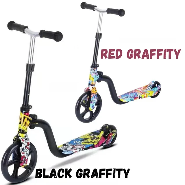 Kids Kick Push Scooter 2 Wheels Folding Adjustable With Big Wheel for Child UK
