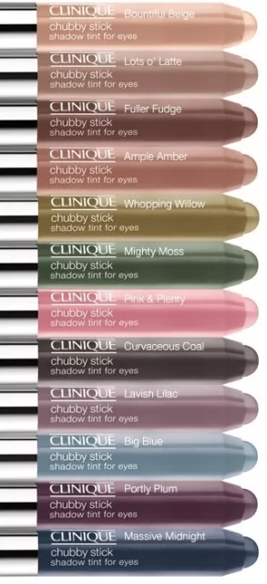 Clinique Chubby Stick Shadow Tint For Eyes Choose Shade