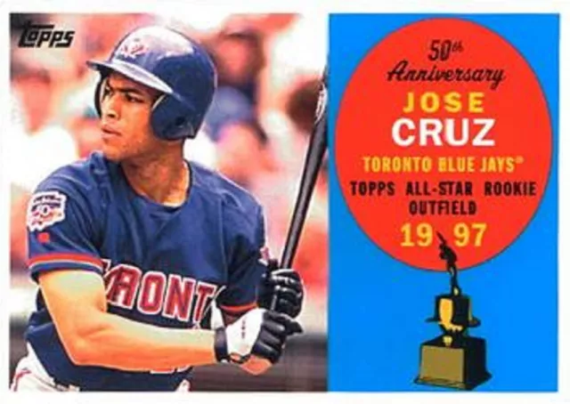 2008 Topps 50th Anniversary All Rookie Team #AR108 Jose Cruz Toronto Blue Jays