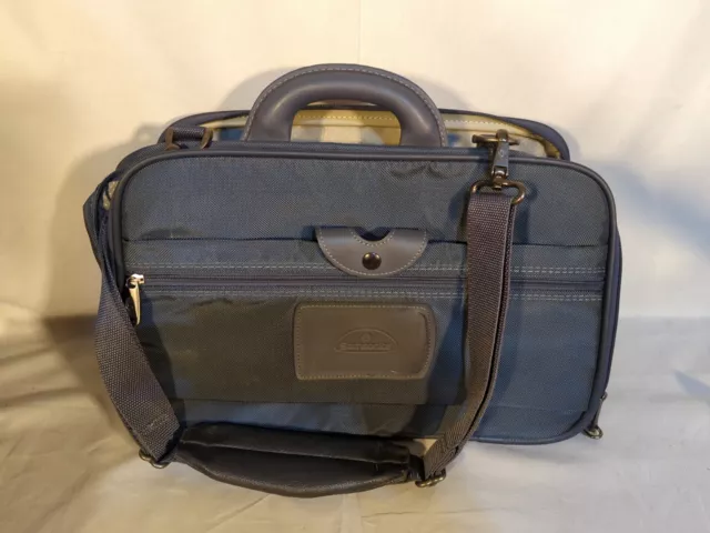 Samsonite Dark Blue 700 Series Carry On 17 X 11 X 6 Bag Luggage w/Shoulder Strap