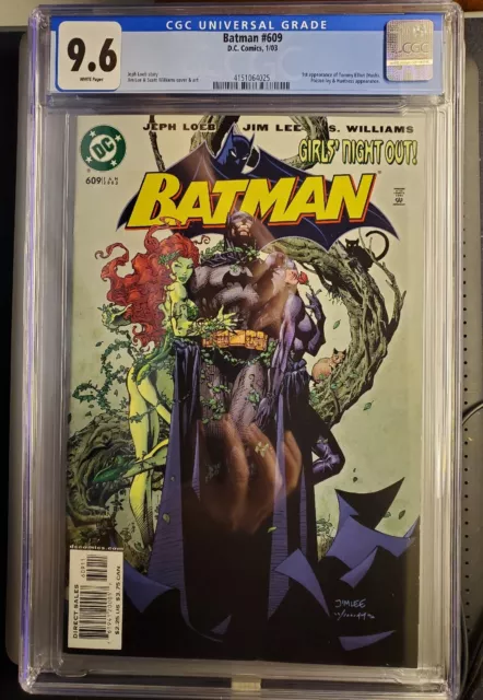 Batman #609 CGC 9.6 White Pages 1st Appearance Tommy Elliot Hush Jim Lee