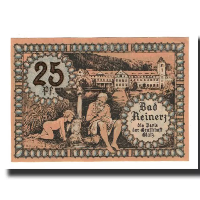 [#320473] Banknote, Germany, Reinerz, Bad Stadt, 25 Pfennig, paysage 2, 1921, 19