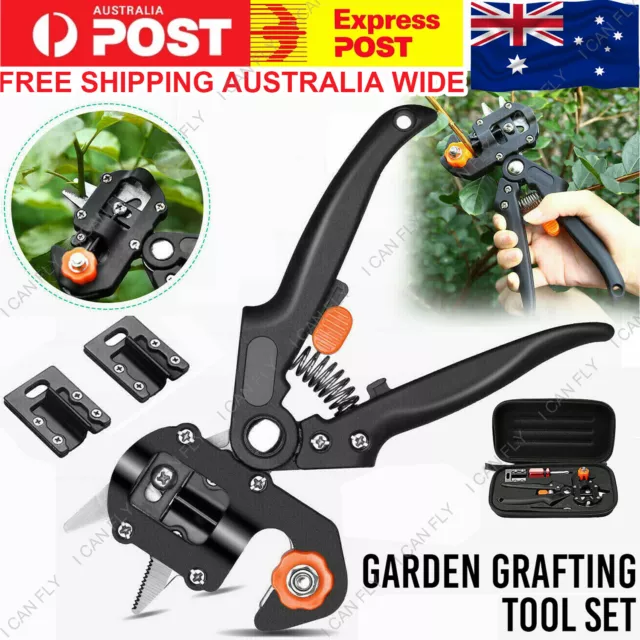 Garden Grafting Tool Kit Fruit Tree Pro Pruning Shears Scissor Cutting Tools DF