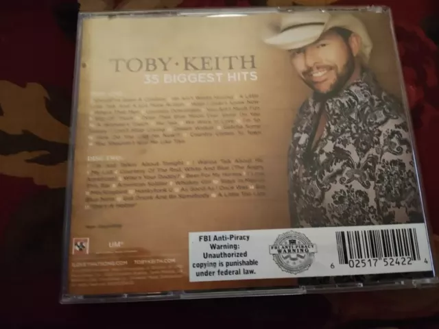 35 BIGGEST HITS by Keith, Toby (CD, 2008) $7.00 - PicClick