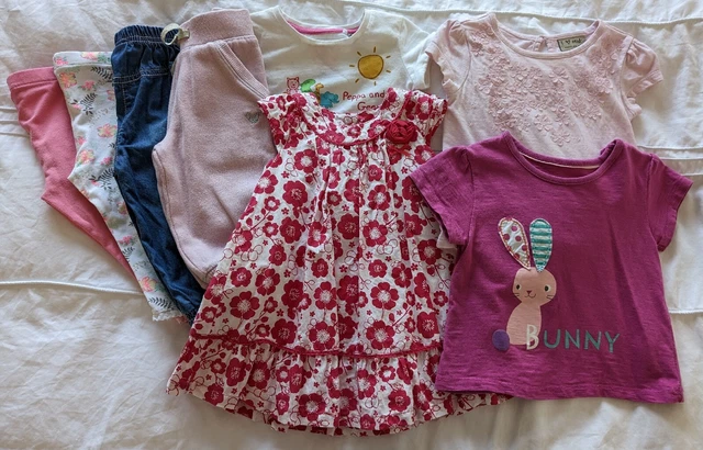 Pacchetto vestiti per ragazze età 6-9 mesi