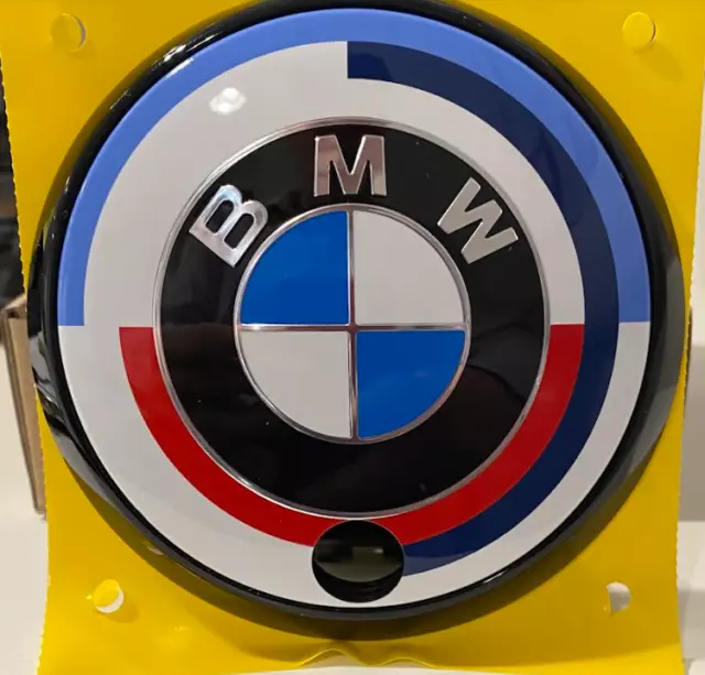 Genuine BMW 50 Years of M Heritage Trunk Boot Badge Emblem ø82mm G22 G82 808719