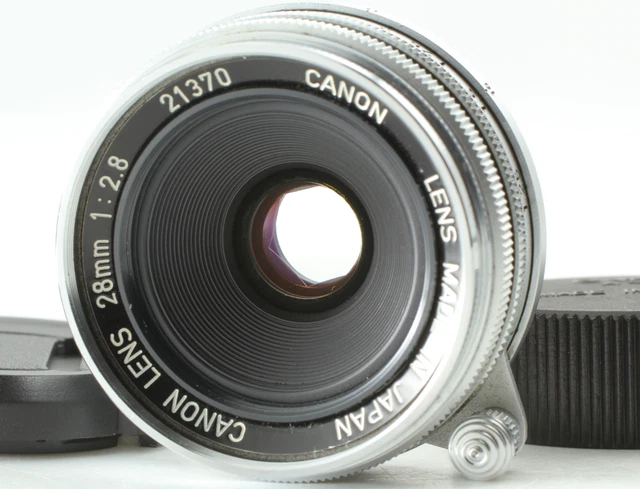 [MINT] Canon 28mm f2.8 Wide Angle Lens LTM L39 Leica Screw Mount from JAPAN