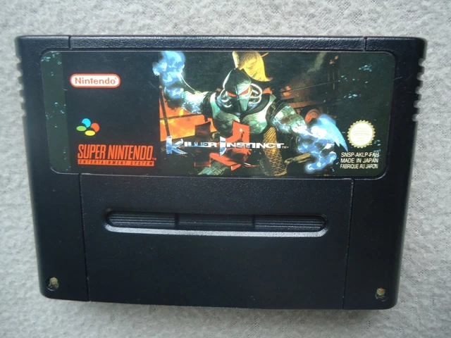 jeu PAL euro FAH Super Nintendo SNES KILLER INSTINCT excellent état