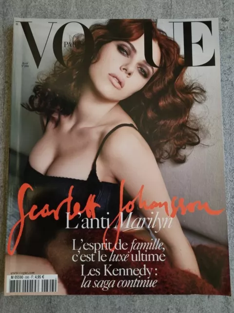 Magazine VOGUE PARIS mode French #896 avril 2009 Scarlett Johansson